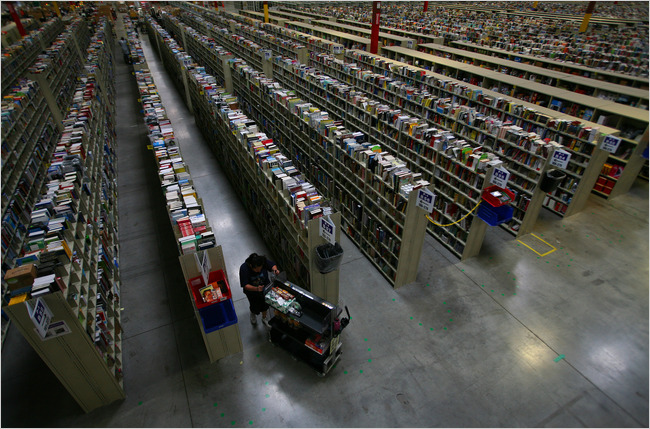 Booklover's paradise (aka Amazon's warehouse)