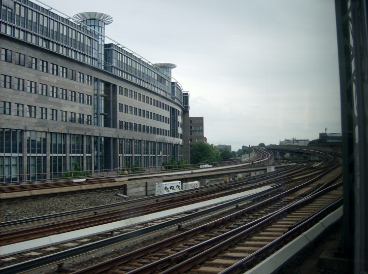 Langs jernbanen i Berlin