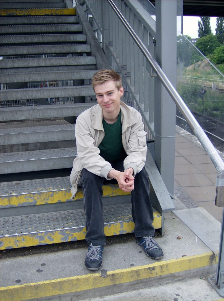 Happy-staircase-smile i Berlin (Juni 2009)