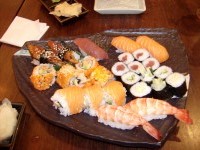 Sushimenu fra Berlin Sushi