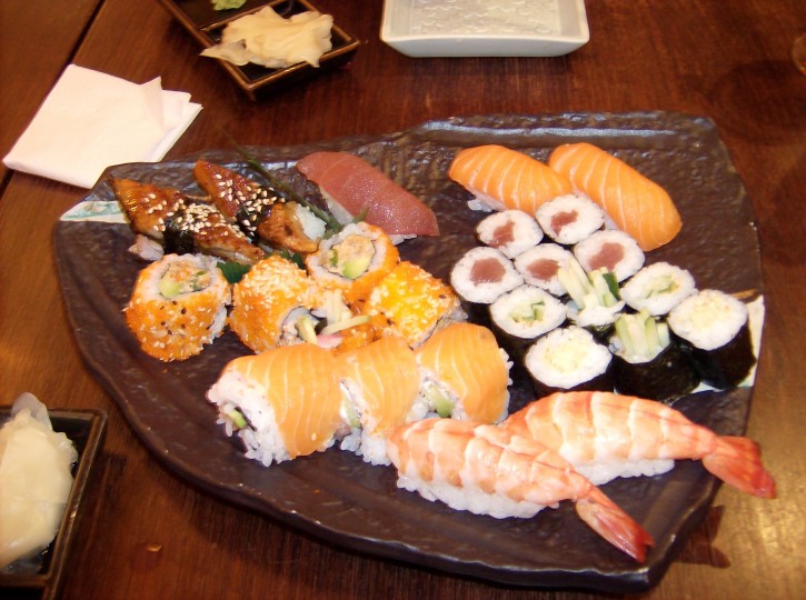 Sushimenu fra Berlin Sushi