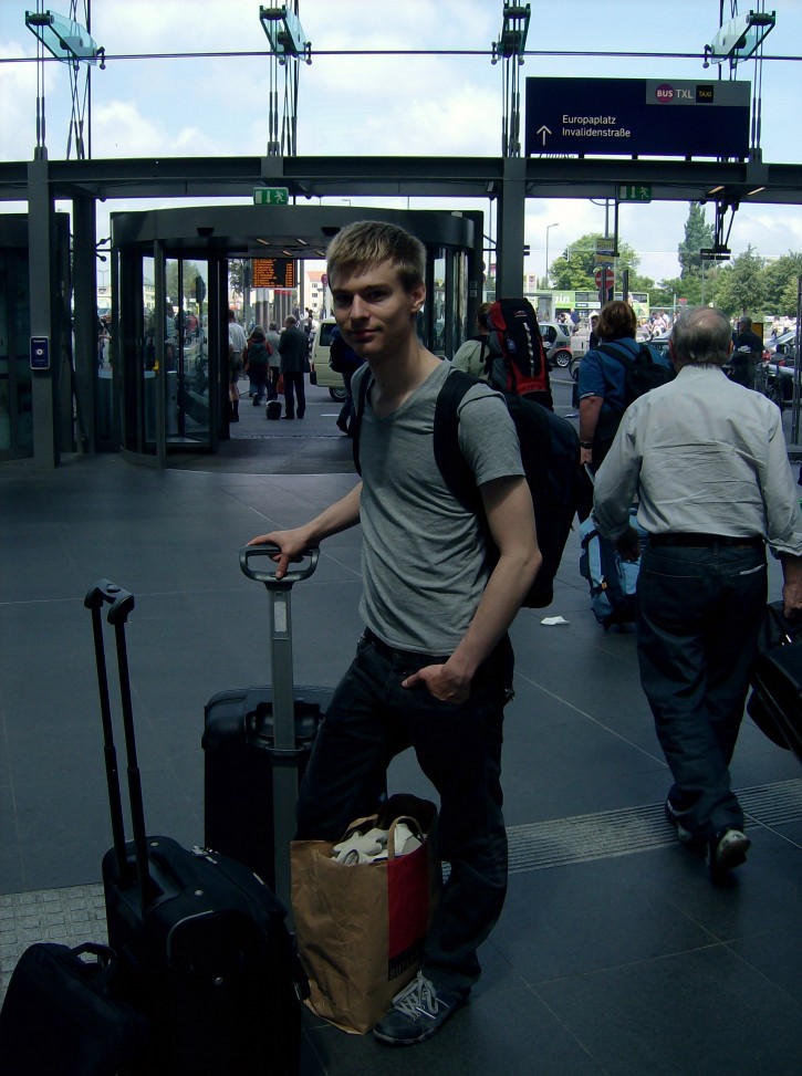 Træt Zero på turen hjemad