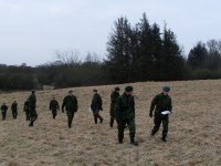 Orienteringsløb gennem mark