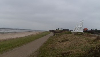 Stranden ved de 4 hvide mænd