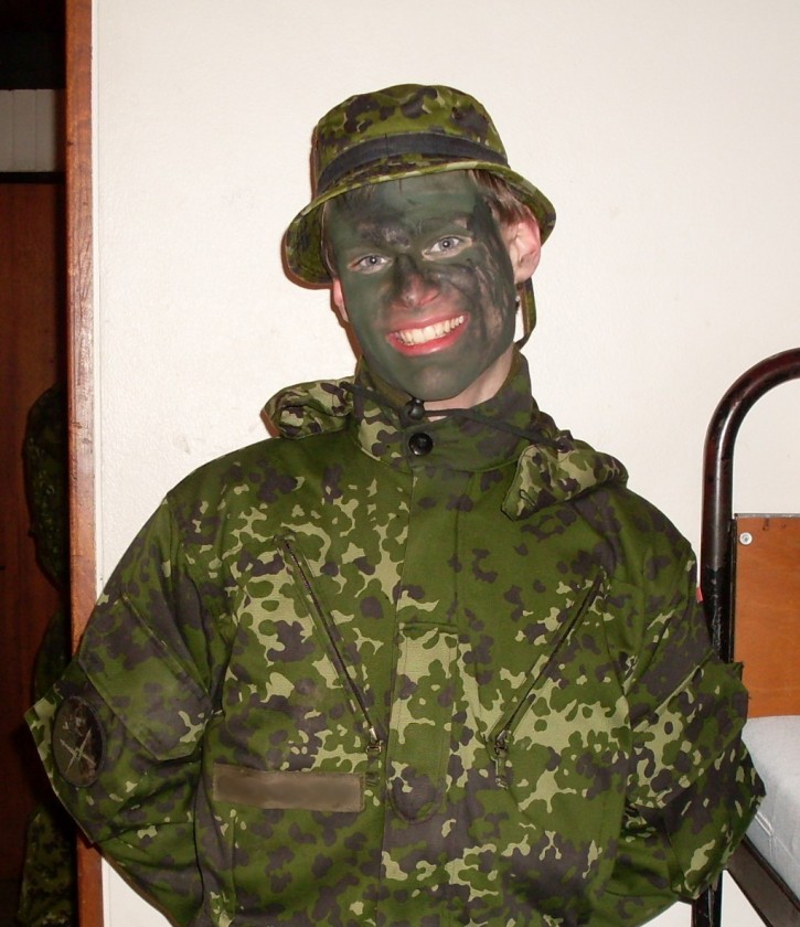 Mig halv-sløret efter feltdag (Februar 2009)